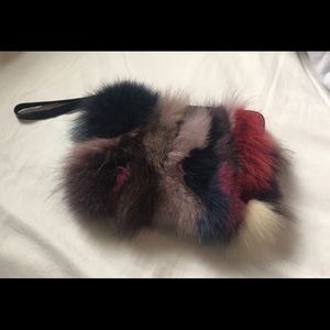 Patricia Nash fur wristlet!